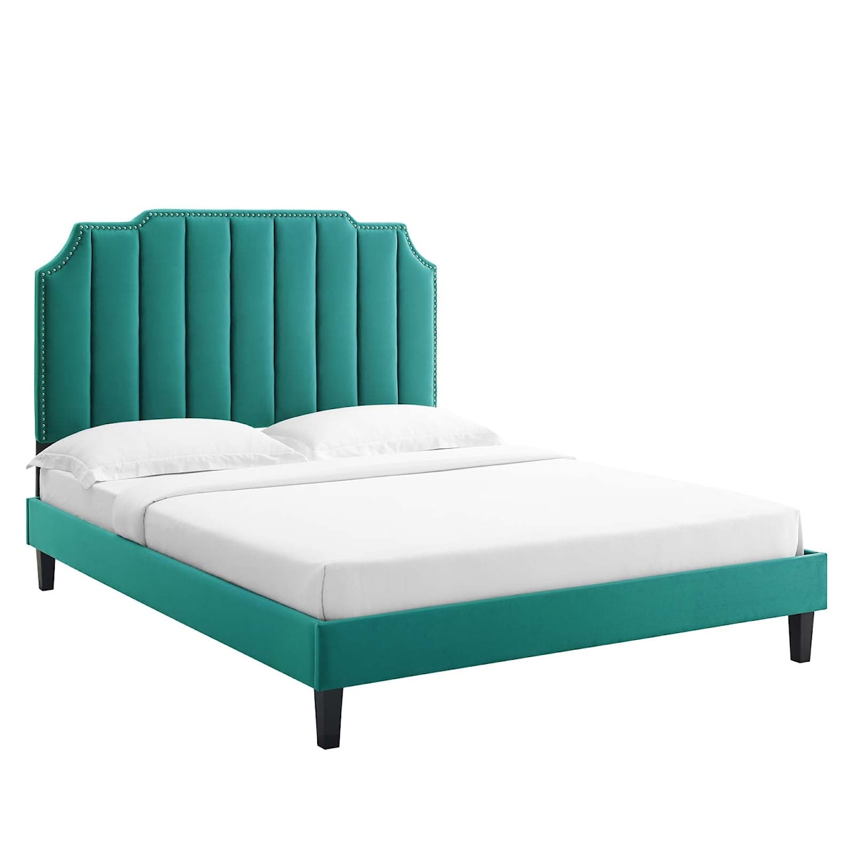 Modway Colette Colette Queen Velvet Platform Bed