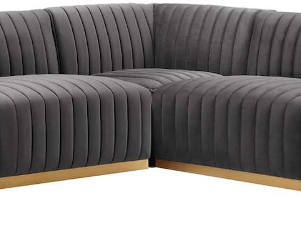 Velvet 5-Piece Sectional