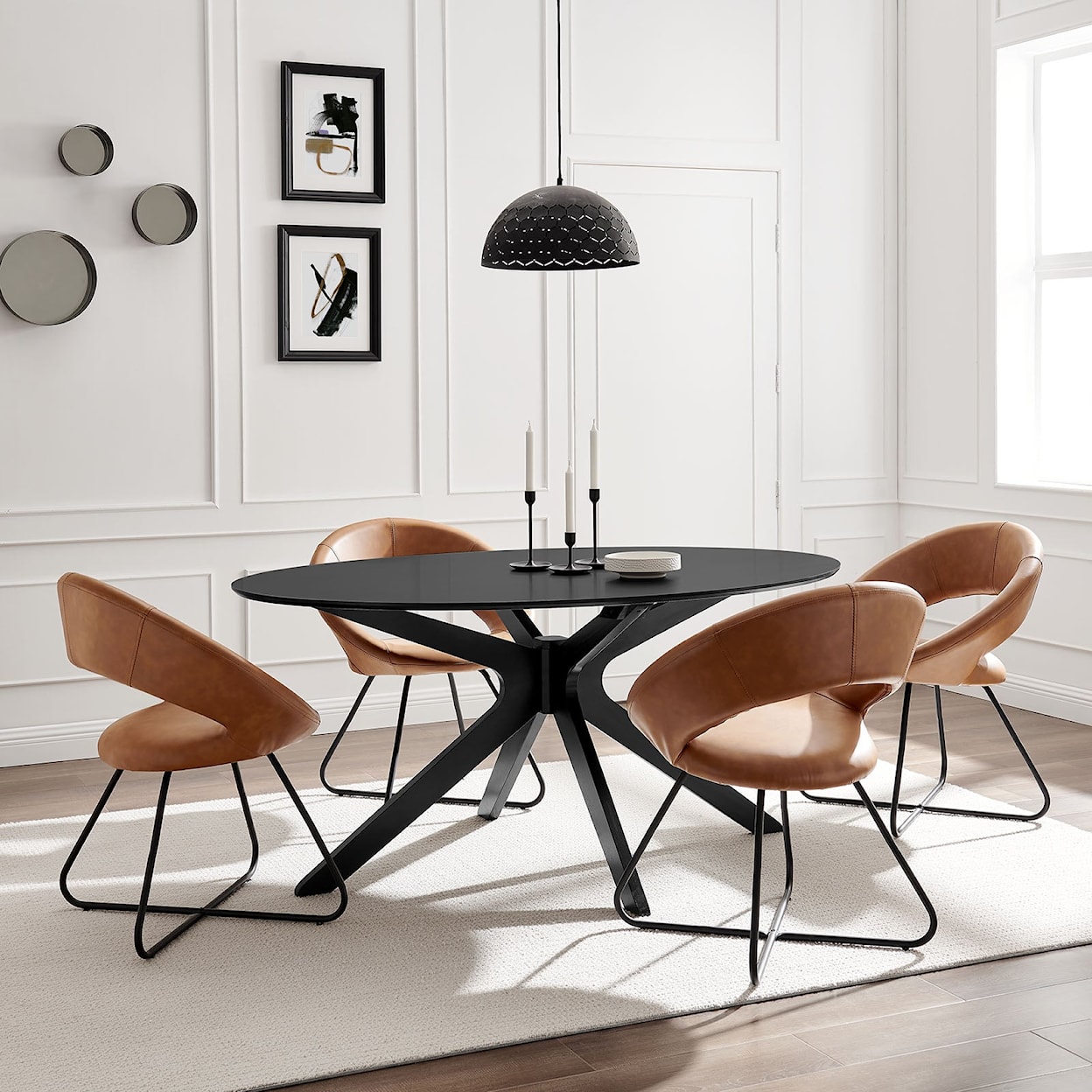 Modway Traverse Traverse 63" Oval Dining Table