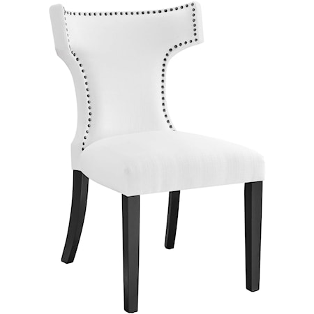 Curve Fabric Dining Chair