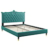 Modway Clara Clara Velvet Queen Platform Bed