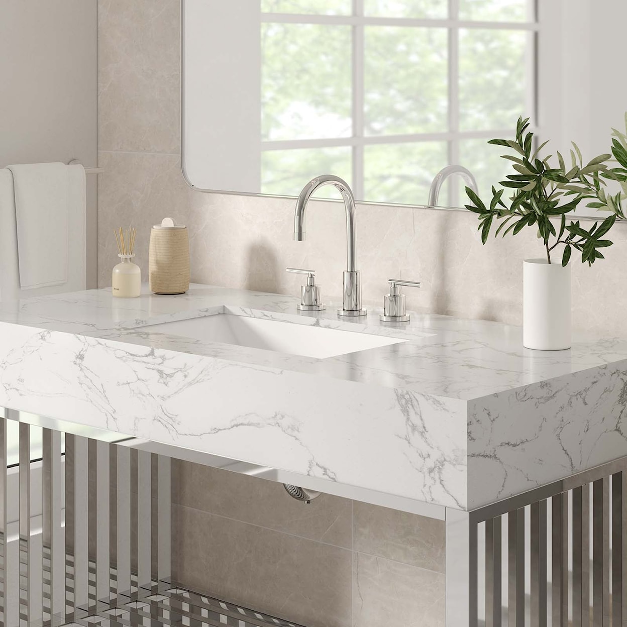 Modway Gridiron Bathroom Vanity