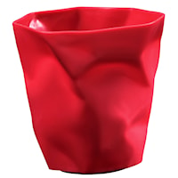 Casual Lava Pencil Holder with Crumpled Paper Design