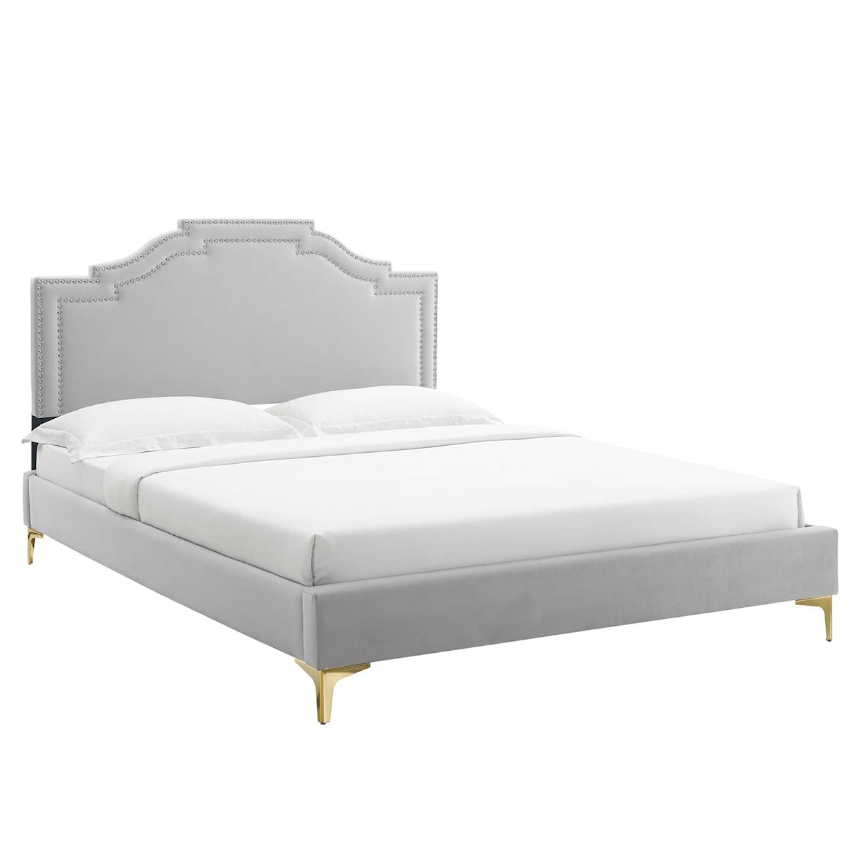 Modway Adelaide Adelaide Velvet Full Platform Bed