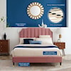 Modway Colette Colette King Velvet Platform Bed