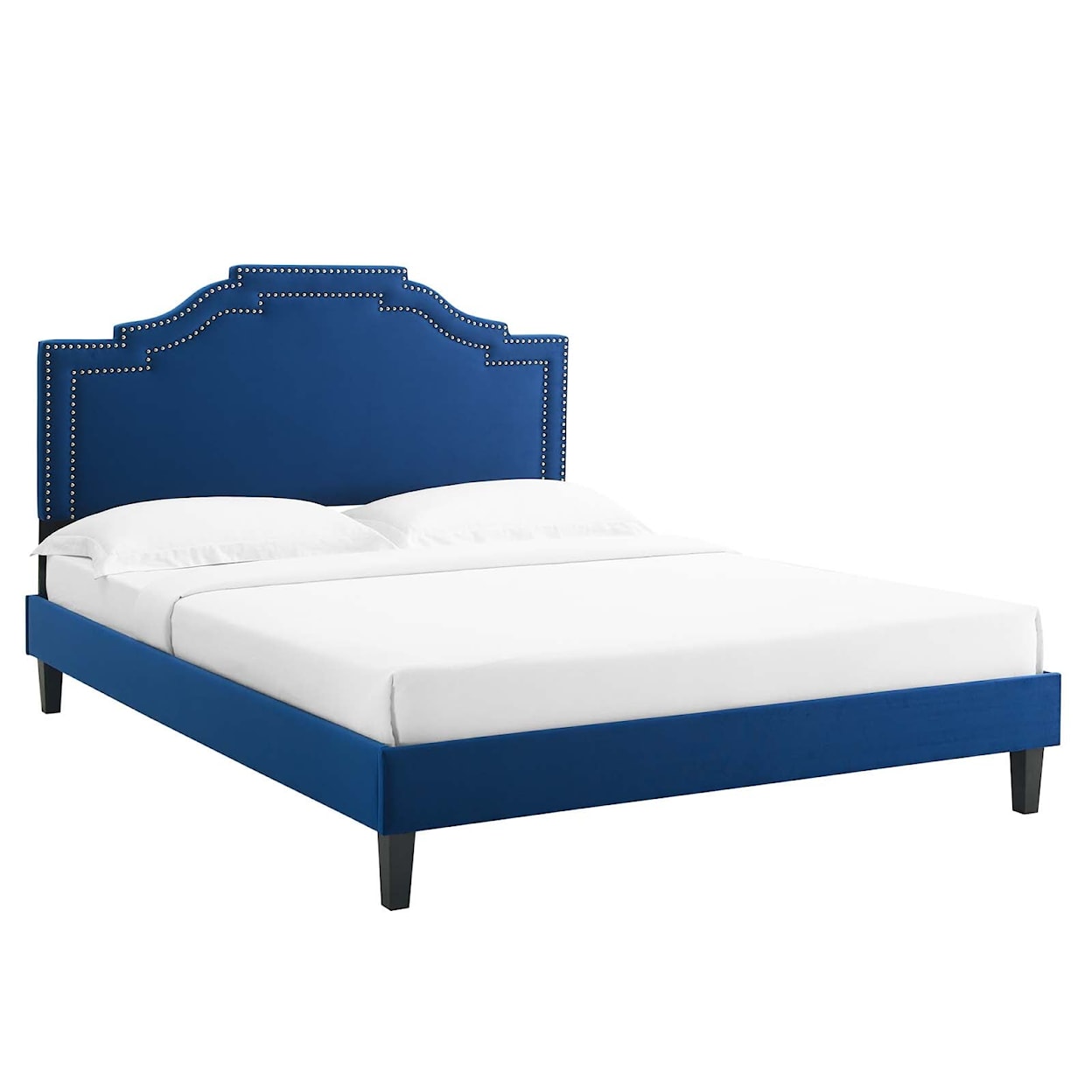 Modway Adelaide Adelaide Velvet Queen Platform Bed