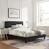 Modway Yasmine Yasmine Channel Velvet Full Platform Bed