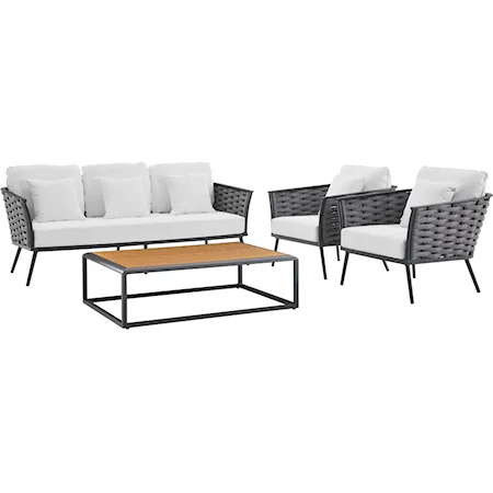 Stance 4 Piece Outdoor Sofa Set