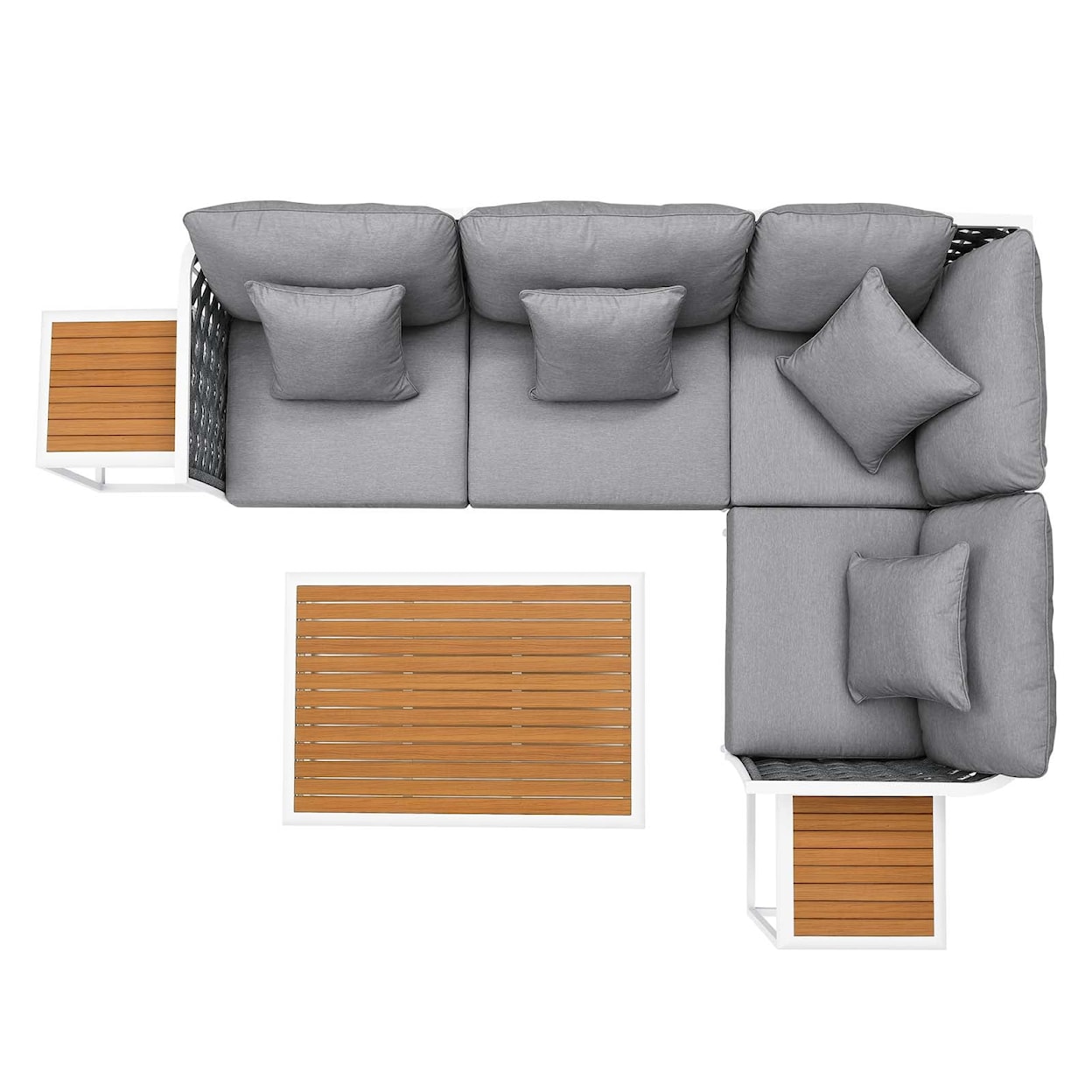 Modway Stance Stance 7 Piece Outdoor Sofa Set