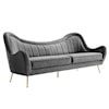 Modway Cheshire Cheshire Channel Velvet Sofa