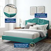 Modway Emerson Emerson Velvet Full Platform Bed