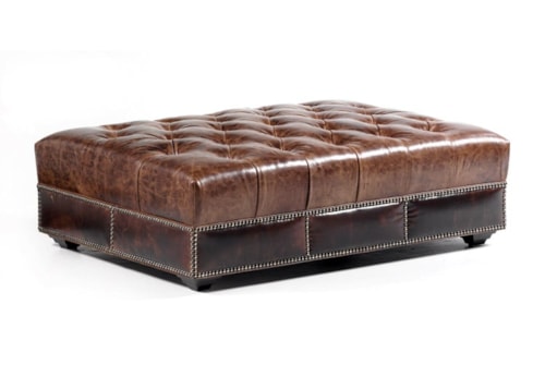 Transitional Campaign Bench with Recessed Casters