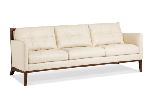 Transitional Sorensen Walnut Sofa