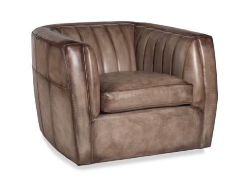Transitional Aviator Swivel Chair