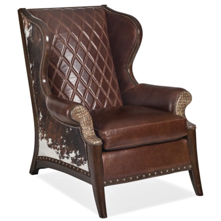 Painter's Quilted Wing Chair