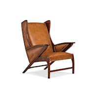 Transitional Boomerang Chair