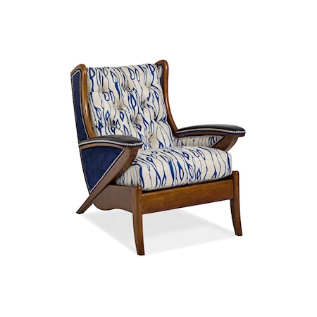 Boomerang Tufted Chair