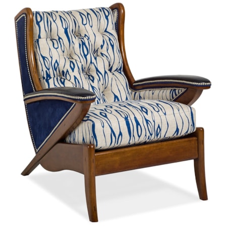 Boomerang Tufted Chair