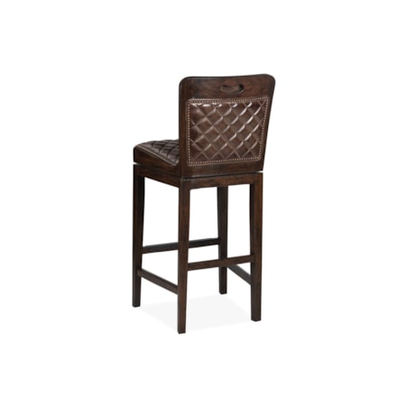 Mirad Quilted Swivel Counter Stool