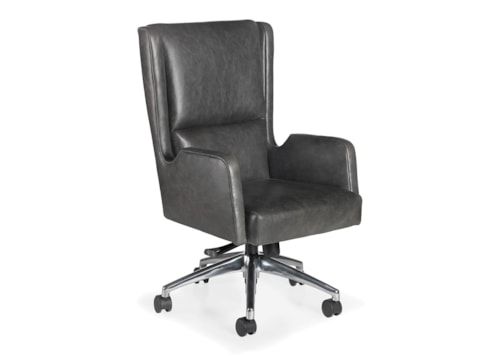 Transitional Vince Office Chair with Swivel Base