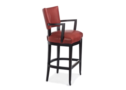 Contemporary Sawn Swivel Counter Stool