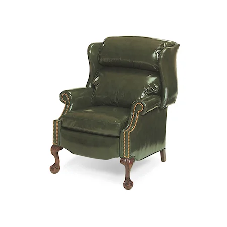 Traditional Addison Bustleback Ball and Claw Power Recliner
