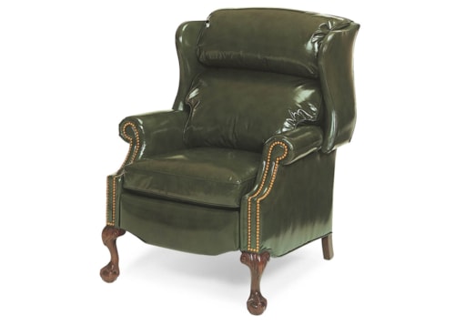 Traditional Addison Bustleback Ball and Claw Power Recliner