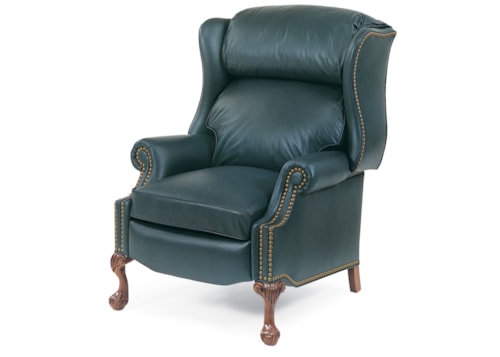 Traditional Ball and Claw Power Recliner with Battery