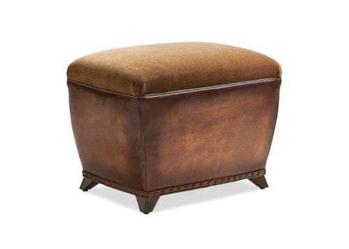 Rustic Yucca Ottoman