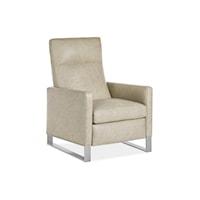 Contemporary Avett Power Recliner with Battery