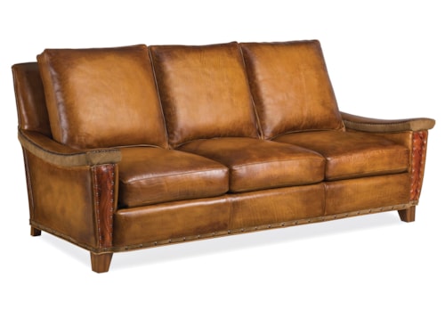 Rustic Nordic Sofa with Viking Panels