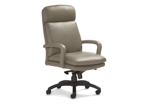 Transitional Marquis High Back Open Arm Swivel Tilt Chair