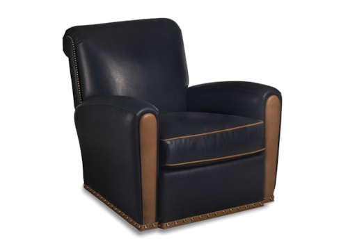 Transitional Boho Swivel Chair