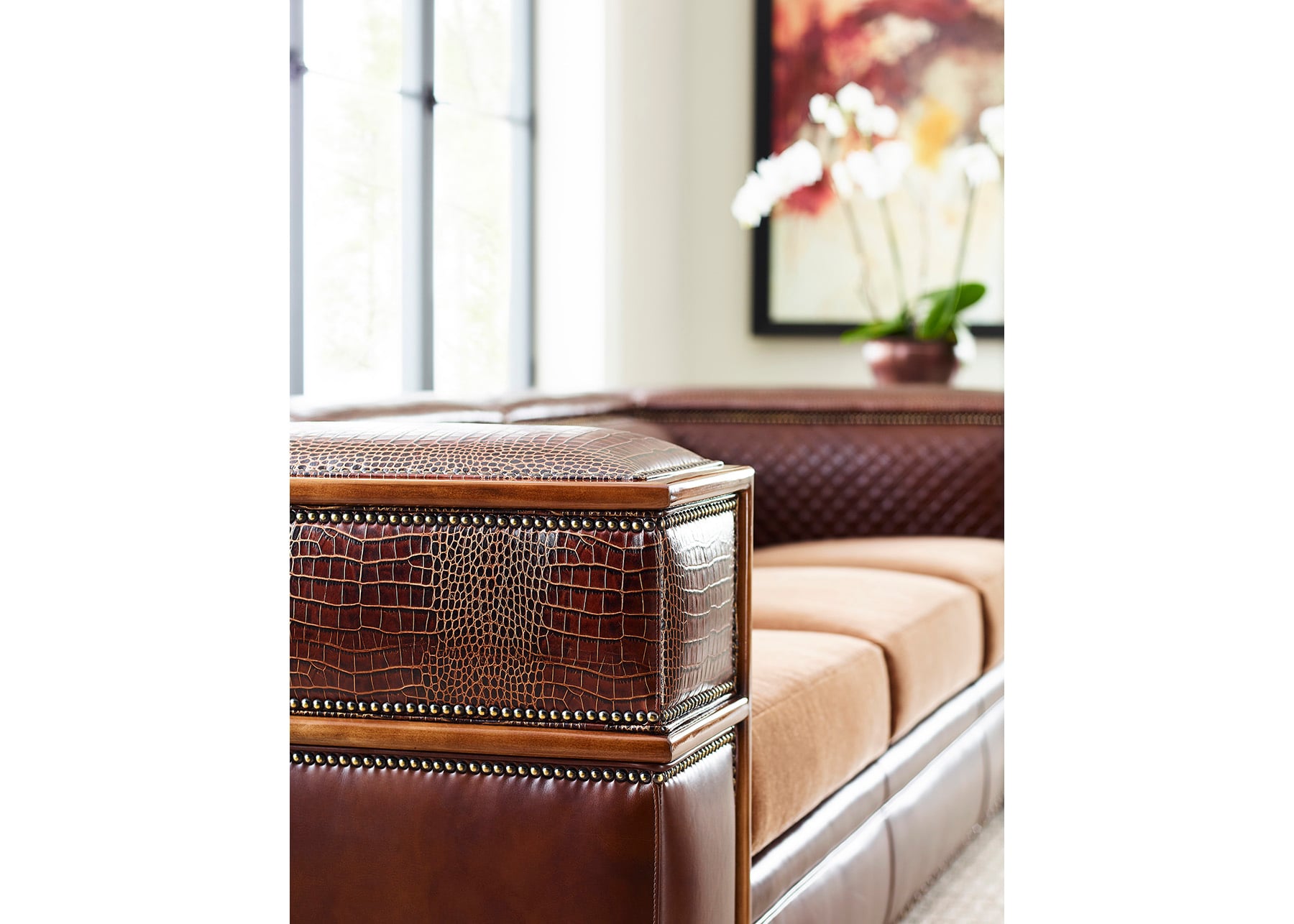 Hancock and Moore Terrace Terrace Quilted Sofa