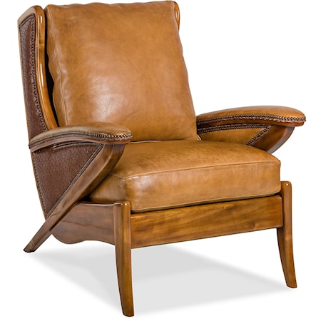 Transitional Boomerang Chair