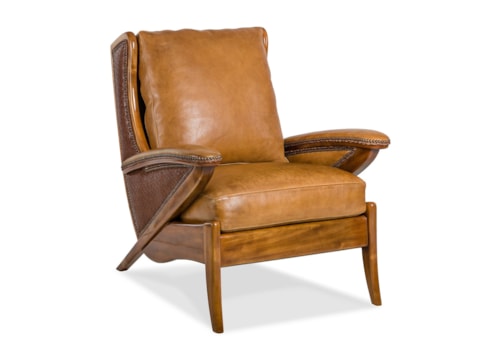 Transitional Boomerang Chair