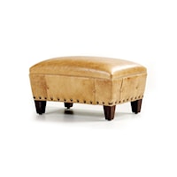Transitional Ashmore Accent Stool