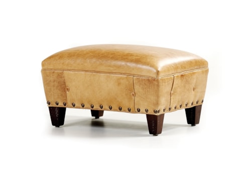 Transitional Ashmore Accent Stool