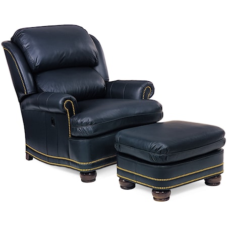 Traditional Austin High Back Tilt Back Recliner