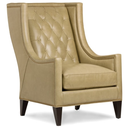 Luxe Button Tufted Chair