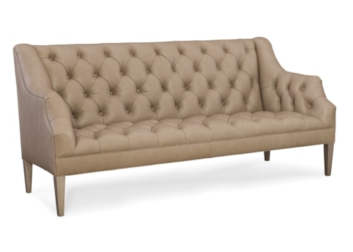 Transitional Loxley Tufted Sofa