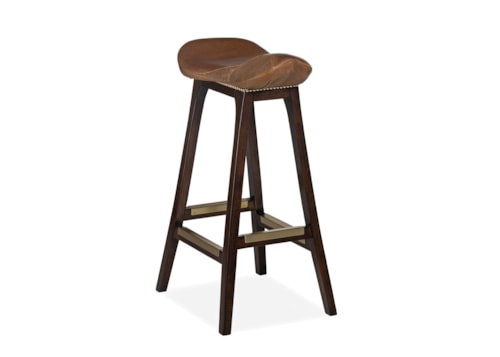 Traditional English Saddle Backless Bar Stool