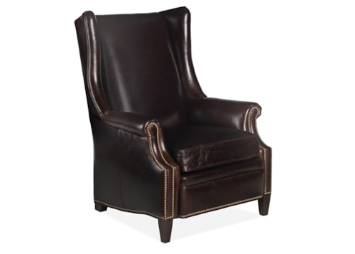 Traditional Accent Chair with Winged Back