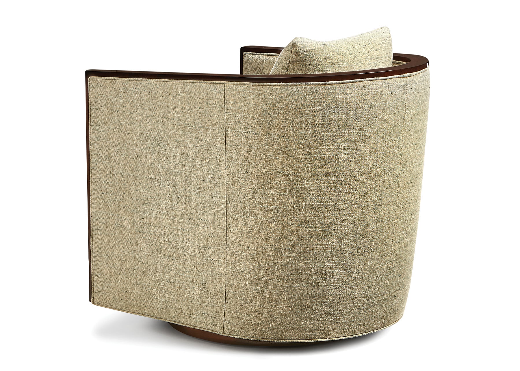 Giancarlos Upholstered Barrel Swivel Chair