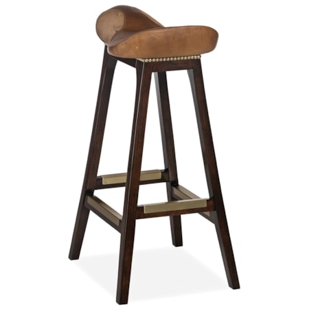 English Saddle Bar Stool