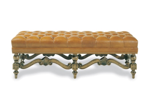 Traditional Brentwood Tufted Bench