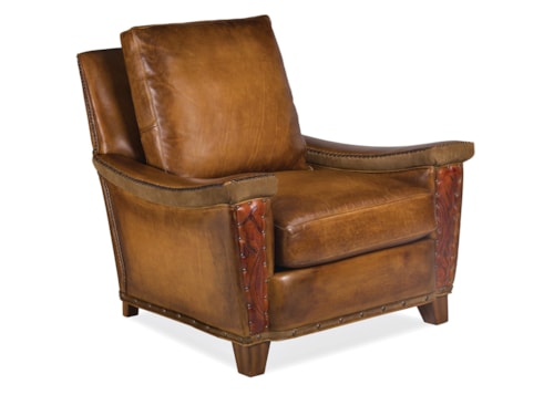 Rustic Nordic Chair with Viking Panels