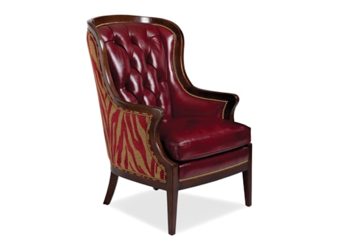 Traditional Neko Tufted Wing Chair