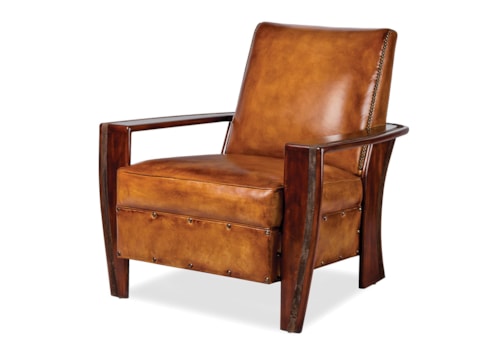 Traditional Adirondack Chair with Nailheads