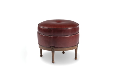 Traditional 4-Leg Stool with Casters